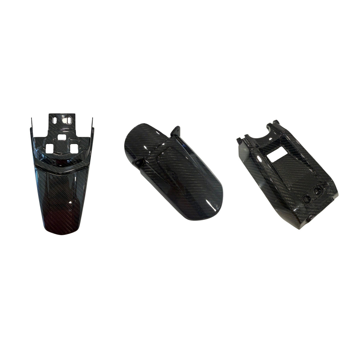 Ghost Carbon Sur-Ron LBX Essentials Kit — Battery Cover + Rear Fender + Mud Guard