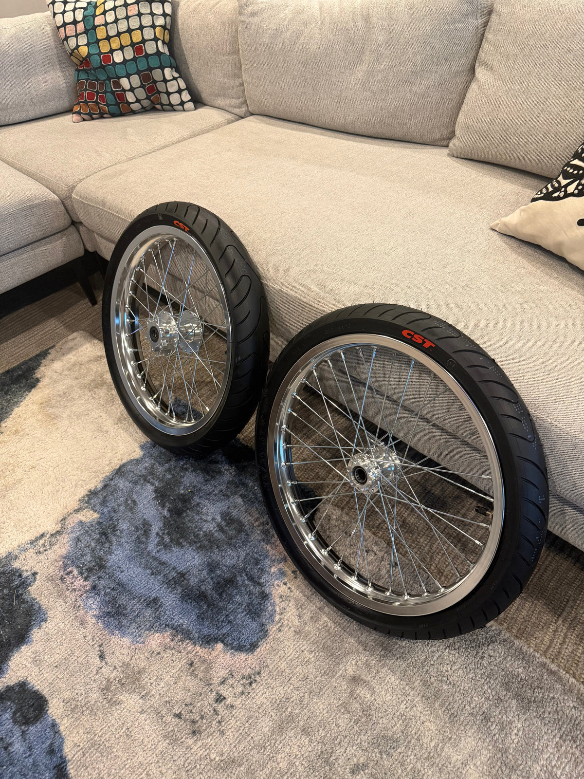 Talaria X3/MX3/MX4 Surron LBX 79bike Eride chrome CST supermoto wheelset (preorder)